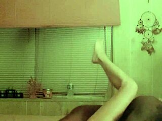 Fake tits bouncing while riding big cock in missionary