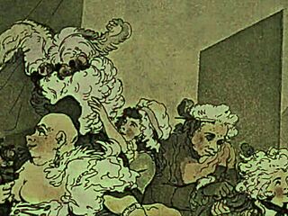 vintage erotic sketches in classic cartoon style