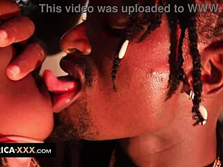 Hot Sex With Ebony Woman Cumshot In Mouth!