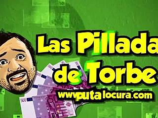 Chubby Spanish teen rides for quick cash