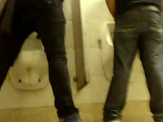 Gay sex in the toilet turns wild