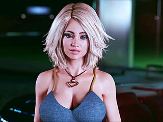 Roleplaying a date with blonde babe Jenny