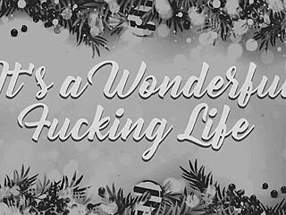 In Sims 4 parody, milf gets fucked on Christmas with big tits.