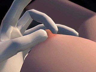 Rin enjoys the massage chair with licking and fingering 😉