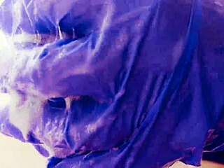 asmr session with gloves and masturbation close up