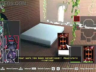 anime tits blowjob in 3d game