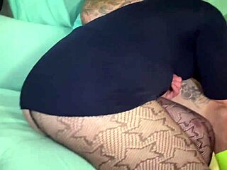 family therapy turns into bent over doggystyle with tattooed slut's big ass