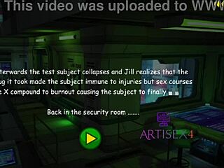 Jill Valentine and Ada Wong face off against monsters in a Resident Evil porn game