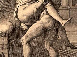 Vintage erotic illustration with bold charm