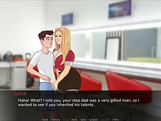 Lust Legacy hentai game ep 4, pornstar sucks cock to compare! 😍