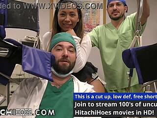 freshman melany lopez gets hitachi magic wand orgasms by doctor tampa during physical 4 college at hitachihoescom.