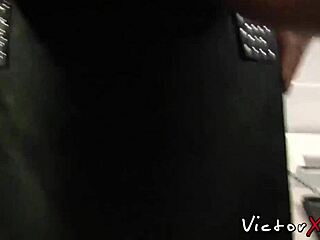 Inked Hunk Tackles Costumed Ass!