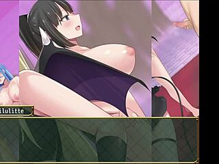 Lewd hero quest begins with hentai femdom action.