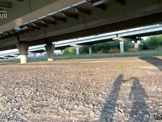 feeling playful outside with classmate!