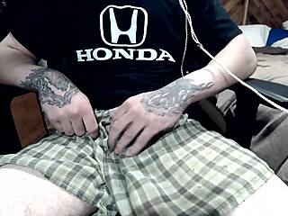 Amateur Cock Masturbation Leads to Big Cumshot Orgasm