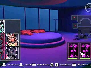 anime tits blowjob in 3d game