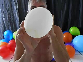 Balloon PLAY With Horny Gay DILF Richard Lennox