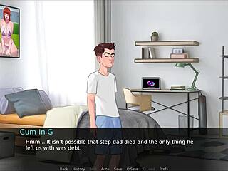 Lust Legacy hentai game ep 4, pornstar sucks cock to compare! 😍