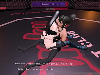 Kinky Fight Club: T1R30 Gawthicc vs Julia in Anime Hentai