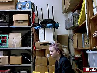 Shoplifter Gets Shaved Pussy Banged!