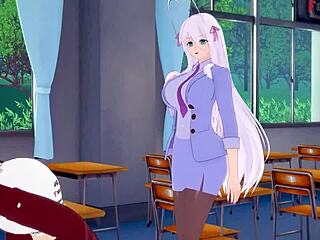 Akeno Has A Surprise In HS DXD NTR Madness 7!