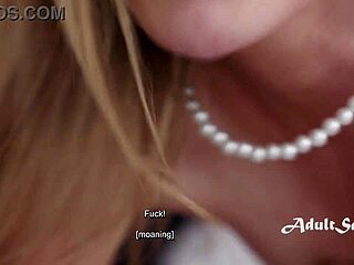 Lost in her ice blue eyes while stretching that tight pink slit