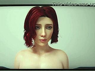 Intriguing Black Widow Casting on Sofa: 3D Cartoon Interview Twist