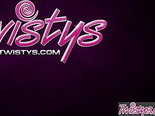 Twistys Star Holly Anderson Shows Off Sexy Shorts and Masturbates Solo with Toys on Her Pussy and Tits