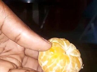 La clémentine enjoys bbw masturbation until she destroys her finger