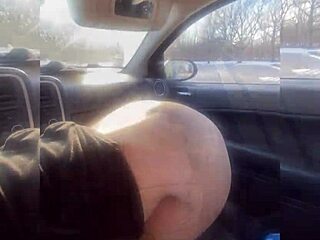 TRAINED TO SUCK DICK on Leash in Public!