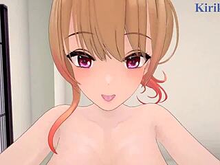 Gledal sem Rinino intenzivno sceno v Bunny Garden hentai