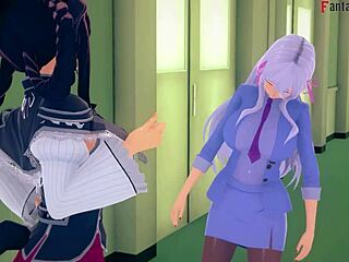 Akeno Has A Surprise In HS DXD NTR Madness 7!