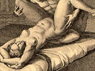 Vintage erotic illustration with bold charm