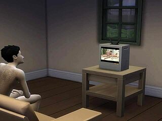 Stepmother and stepson alone for the night in 3D animated porn movie