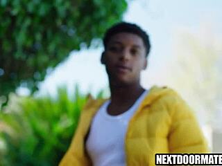 athletic guys in jockstraps dive into hot interracial rimjob action