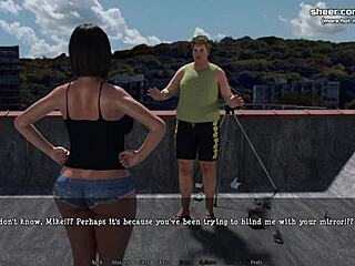 Cheating wife seduces fat neighbor in 3d