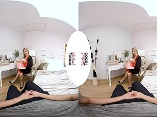 virtual taboo special gift on special day with big tits blowjob