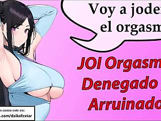 Shemale Femdom Gives Jerk Off Instructions Until You Orgasm In Spanish