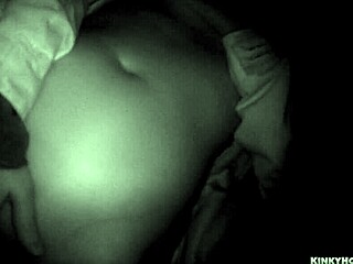 Horny Teen Girl Masturbates On Street At Night