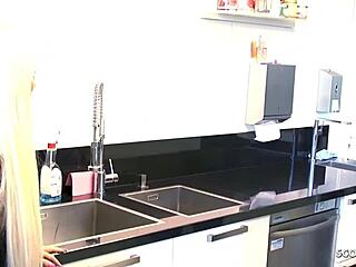 Tight German Teen Tini Boldly Fucks Boss At Work