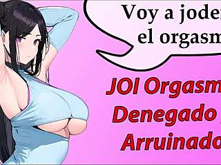 Shemale Femdom Gives Jerk Off Instructions Until You Orgasm In Spanish