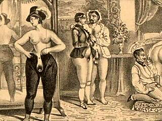 What makes this vintage erotic illustration so captivating? Can you resist its charm?
