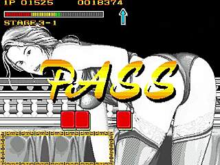 dragon world retro arcade game with asian characters