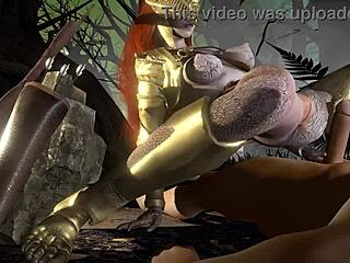 Malenia Rides Hard in Forest Loop for Elden Ring Parody