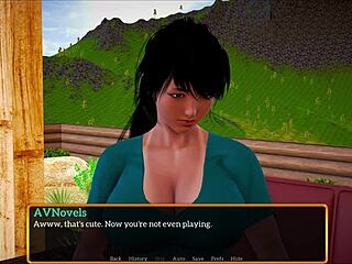 Visual novel with interactive gameplay, walkthrough of Game