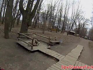 european amateur gets pov ass fucking spied on