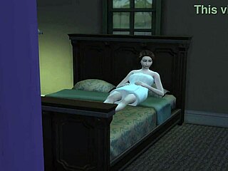 Stepmother and stepson alone for the night in 3D animated porn movie