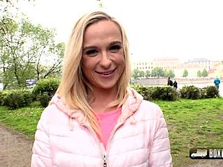 blonde crystal caytlin enjoys public sex on street