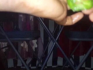 Mature woman masturbates pussy