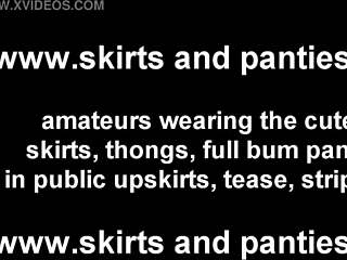 My skirt's too short! 😏